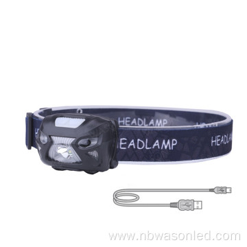 USB Rechargeable Led Headlamp for Camping
